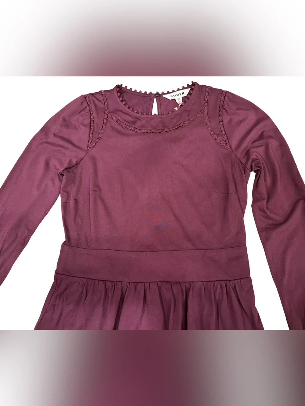 Boden Purple Mila Short Jersey Dress, Size 4